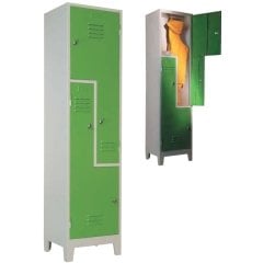 personel soyunma dolabı çapraz kapılı