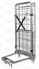 Rulot koli taşıma arabası  3 kapaklı 70*80*h 170