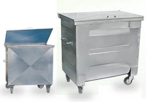 metal konteyner  400 lt çöp konteynr